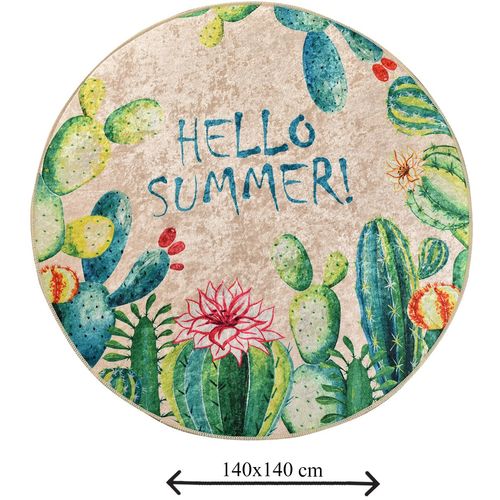 Hello Summer (140) Multicolor Bathmat slika 3