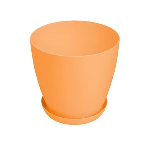 Saksija Lux 22 cm sa podmetačem breskva