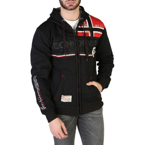 Geographical Norway muški hoodie/dukserica Flipper man black slika 1