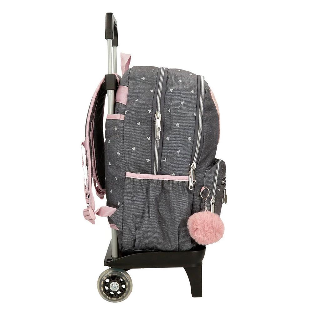 Disney Ranac 44 cm, Mickey Studs 38227T1 sa točkićima, antracit slika 2