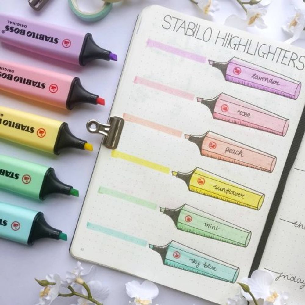 Stabilo Tekstmarker lila PASTEL slika 3