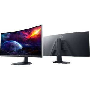 Monitor Dell 34" S3422DWG, VA, WQHD, 144Hz, 1ms, DP, HDMI,  zakrivljeni