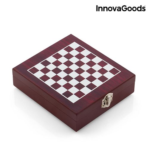 InnovaGoods set za vino i šah 2/1 15x5x17cm slika 6