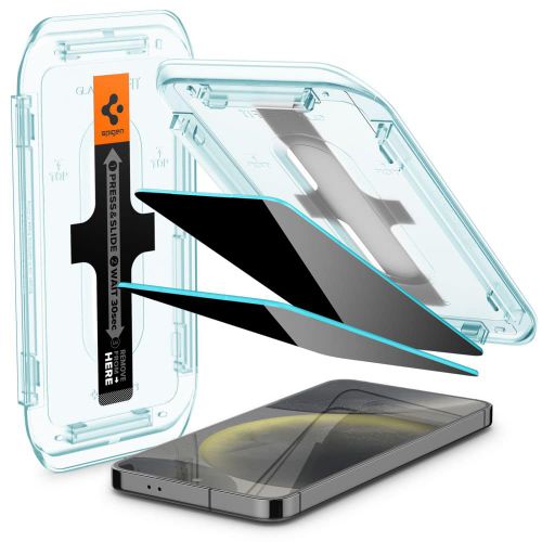 Spigen - Glas.tR EZ-FIT (2 kom) za Samsung Galaxy S24 - privacy staklo slika 4