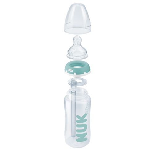 NUK plastična bočica s  pokazivačem temperature, 300 ml, silikon 10216293 slika 2