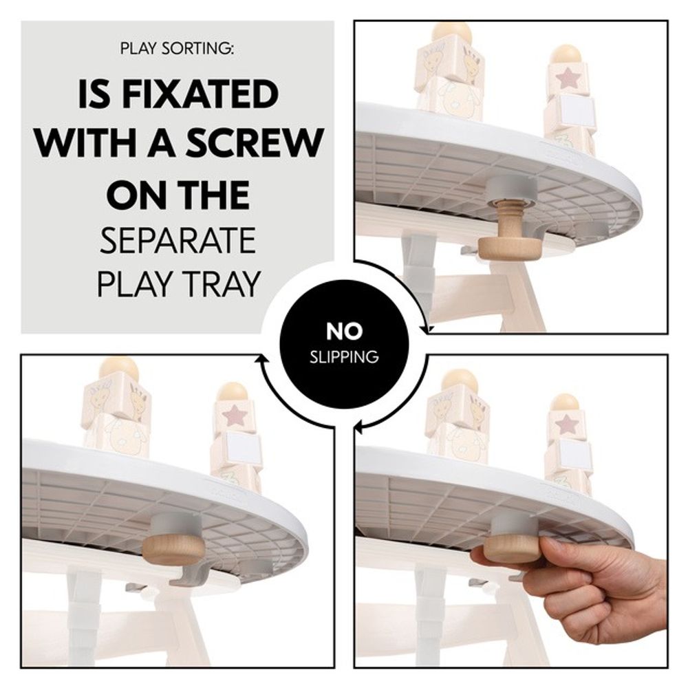 Hauck Drvena didaktička igračka Play Sorting Giraffe slika 4