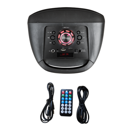 AKAI karaoke 8W, FM, BT, TWS, USB, LED svjet, microSD, bate, daljinski ABTS-TK19 slika 4