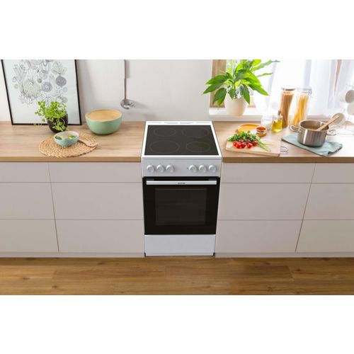 Gorenje GEC5A11WG Staklokeramički šporet, Konvencionalna rerna, Širina 50 cm slika 14