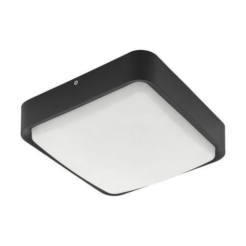 Eglo Piove-c spoljna/zidna/plafonjera, led, 14,6w, 1300lm, 250x250, crno/bela  slika 1