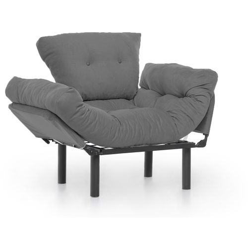 Atelier Del Sofa Fotelja, Sivo, Nitta Single - Grey slika 5