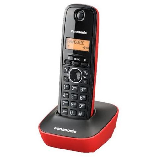 PANASONIC telefon bežični KX-TG1611FXR crveni slika 1