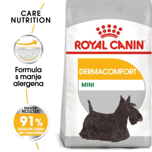 ROYAL CANIN SHN Dermacomfort Mini, potpuna hrana za odrasle pse malih pasmina koji imaju problema sa kožom, stariji od 10 mj., 3 kg slika 4