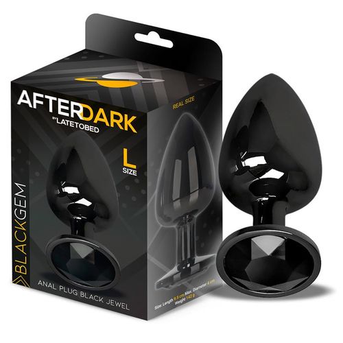 Afterdark Aluminium Blackgem Butt Plug S/M/L slika 11