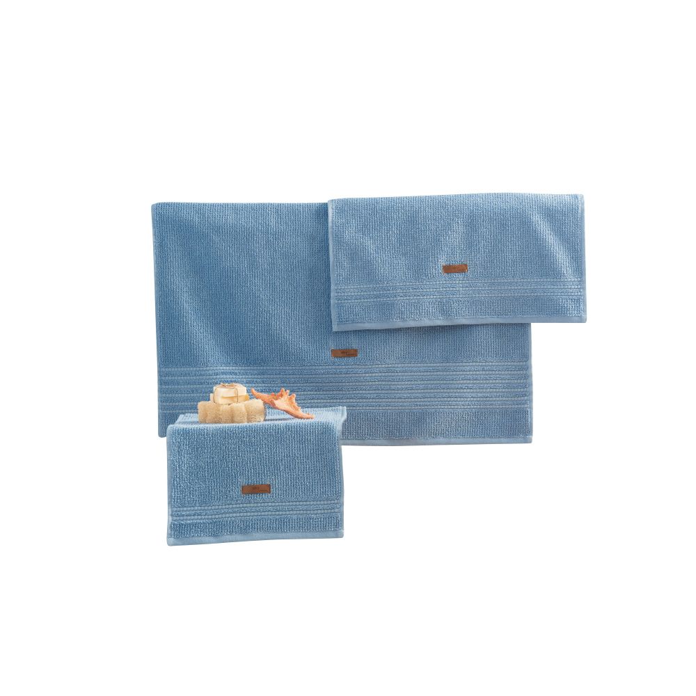 Wellness - Blue Blue Towel Set (3 Pieces) slika 3