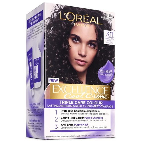 L'Oreal Excellence Farba Za Kosu 3.11 Ultra Ash Dark Brown slika 3