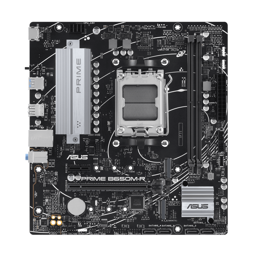 ASUS MB PRIME B650M-RB650, AM5; 2xDDR52x M.2;4xSATA,HDMI,6x USB, RAID,mATX slika 1