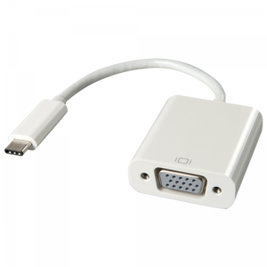 FAST ASIA adapter-konverter USB C 3.1 na VGA (m/ž) (Beli)