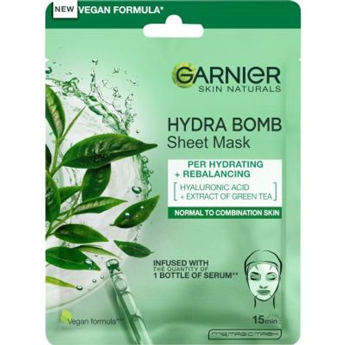 Garnier Skin Naturals Tissue Mask Moisture + Freshness Maska za lice u maramici za super hidrataciju i osjećaj svježine slika 2