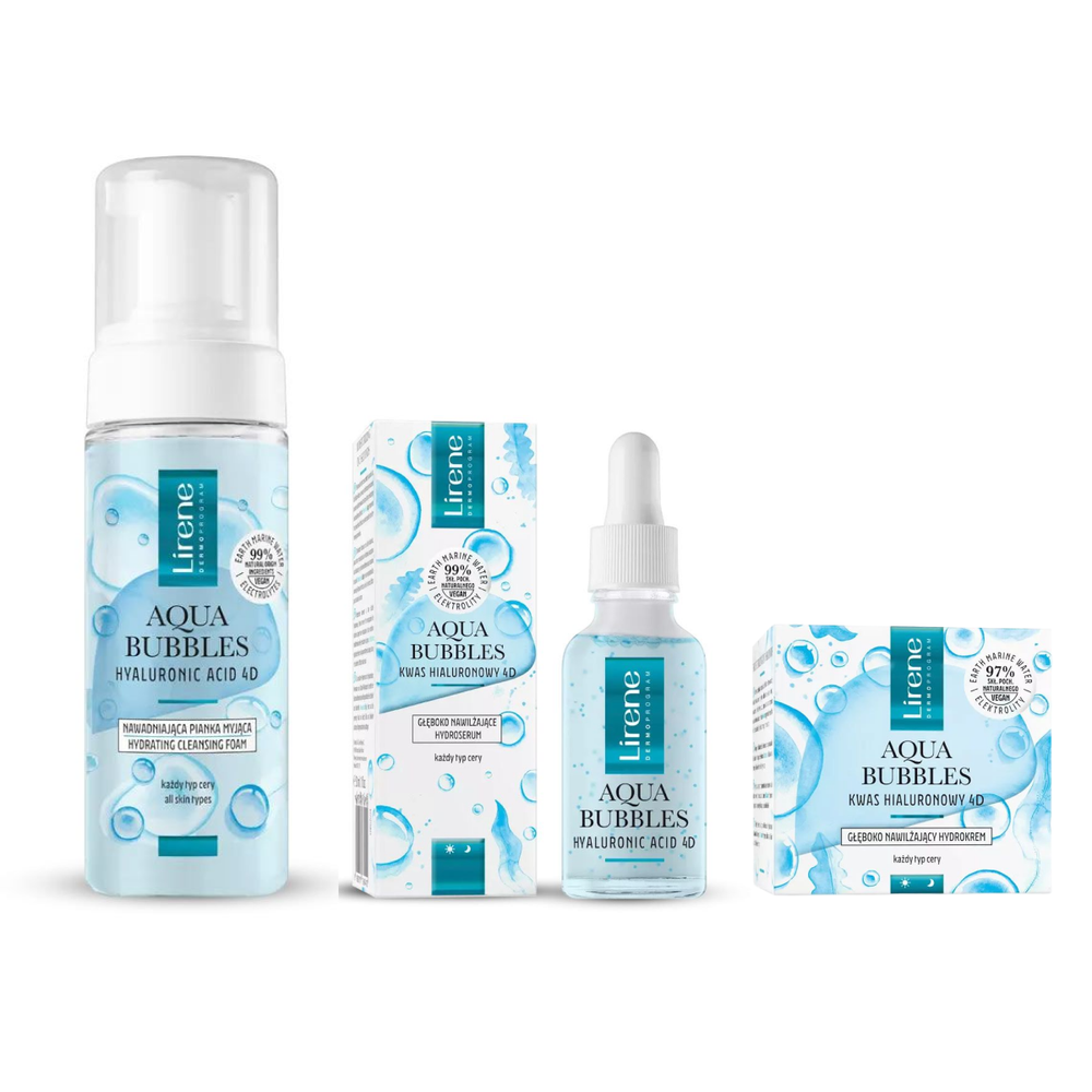 Lirene Aqua Bubbles Hydration set za njegu lica slika 1