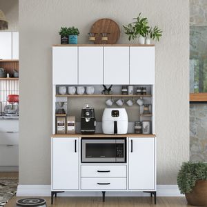 JE168 - 3257 WhiteWalnut Multi Purpose Cabinet