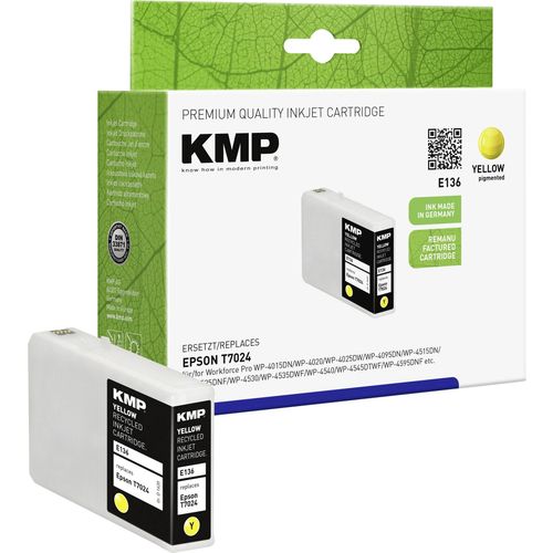 KMP tinta zamijenjen Epson T7024 kompatibilan  žut E136 1620,4009 slika 3