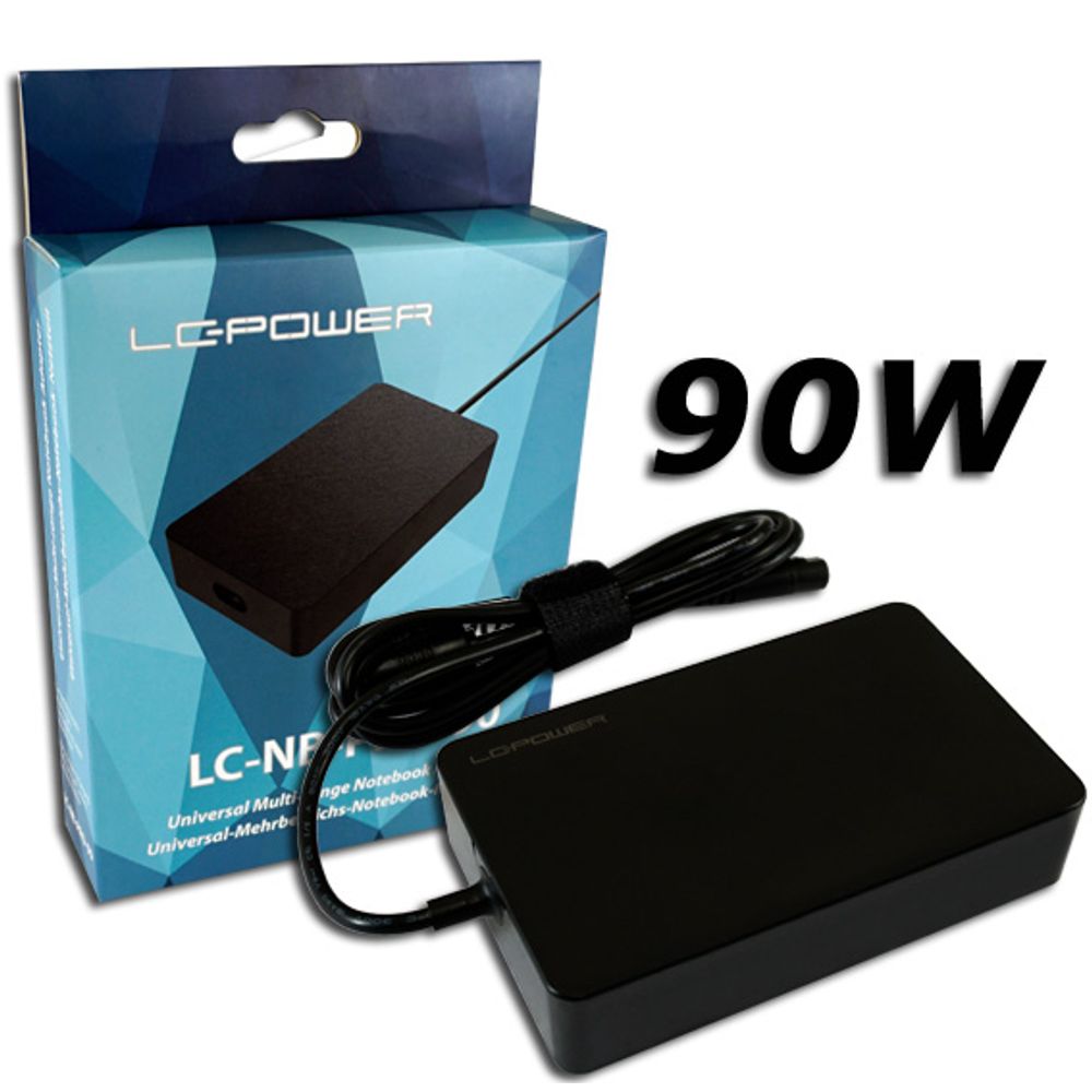 LC-Power Notebook Adaptor 90WUniversal with 10 Adaptors slika 1
