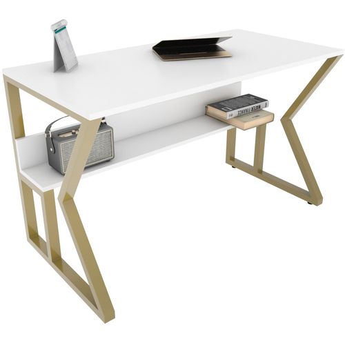 Wake - Gold, White White
Gold Study Desk slika 4