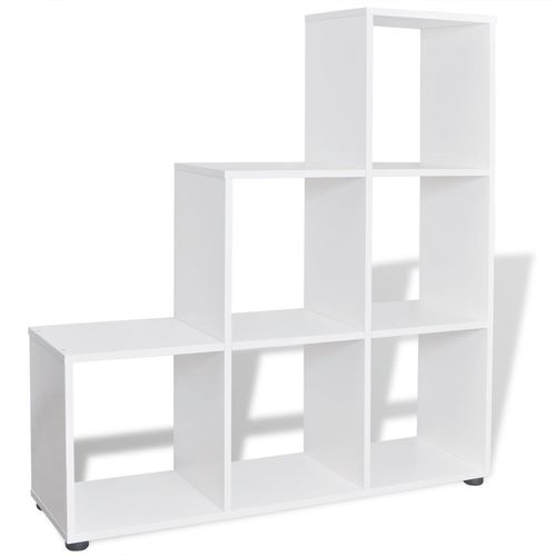 242552 Staircase Bookcase/Display Shelf 107 cm White slika 11