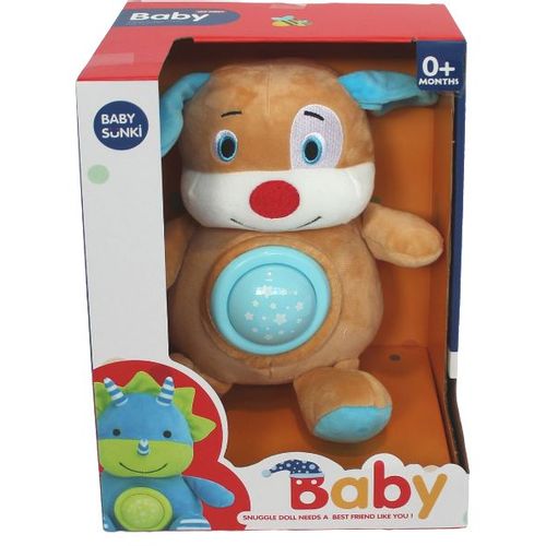 BABY SÜNKi Plišana igračka Pas sa svjetlom i uspavankom slika 1