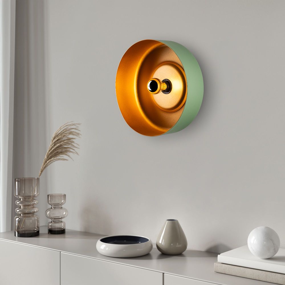 Zidna Lampa Vesta - 15072, boje: Zelena slika 1