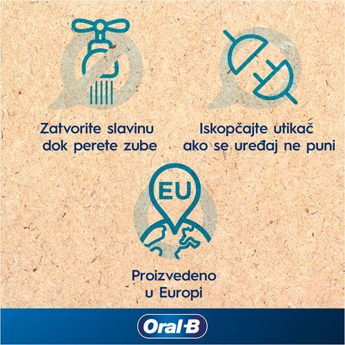 Oral-B električna četkica VITALITY PRO VAPOR BLUE + gratis Oral-B pasta za zube slika 8