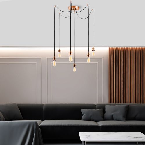 Kabluni - MR - 914 Copper Chandelier slika 2