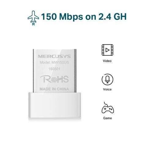 LAN MK Mercusys MW150US N150Mb/s nano WiFi USB slika 4