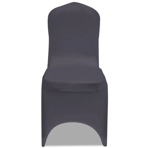 Rastezljive navlake za stolice 6 kom Antracit boja slika 10