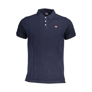 NORWAY 1963 MEN'S BLUE SHORT SLEEVED POLO SHIRT