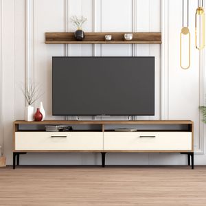 Woody Fashion TV jedinica, Istanbul - Walnut, Cream