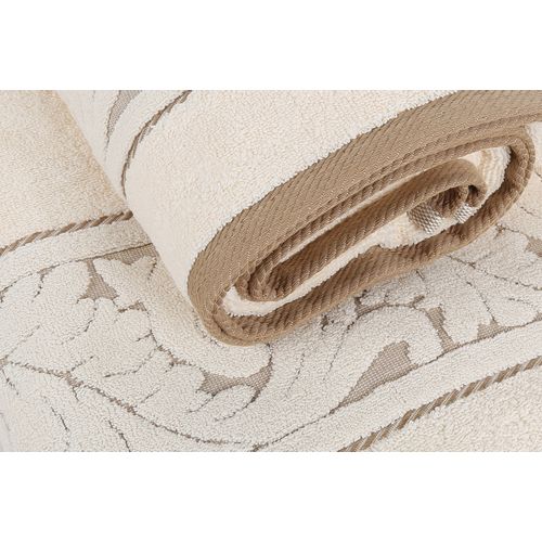 Sultan - Cream Cream Bath Towel Set (2 Pieces) slika 3