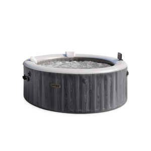INTEX Masažni bazen Greywood Deluxe Round Bubble Spa za 4 osobe 196cm x 196cm x 71cm