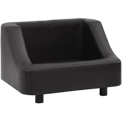 Sofa za pse crna 67 x 52 x 40 cm od umjetne kože slika 30