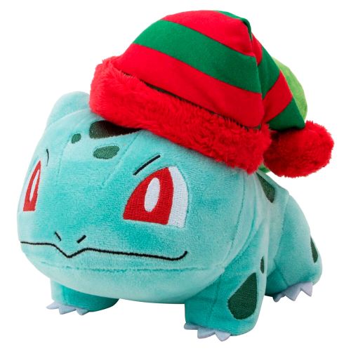 Pokemon Christmas Bulbasaur plush toy 20cm slika 2