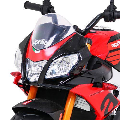 Licencirani motor na akumulator Aprilia Tuono V4 - crveni slika 10