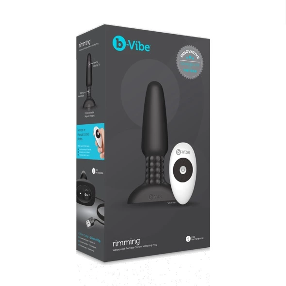 B-vibe B-Vibe - Rubni čep 2 crni slika 7