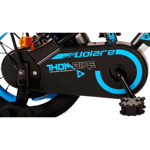 Volare dječji bicikl Thombike 12" s dvije ručne kočnice crno-plavi slika 6