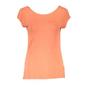 GUESS JEANS WOMEN'S SHORT SLEEVE T-SHIRT ORANGE