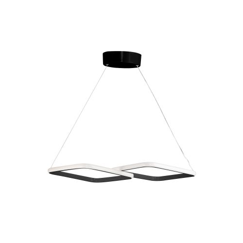 Puppis Black-White Light Black Chandelier slika 4