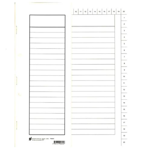 F-7 FASCIKL S MEHANIKOM ZA ODLAGANJE U REGISTRATOR; Komad, 23,5 x 30 cm slika 1