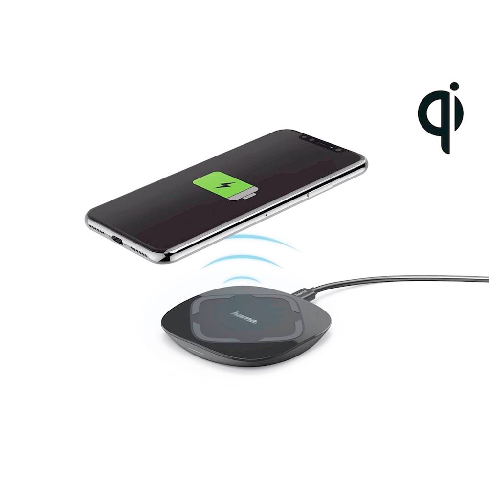 WIRELESS PUNJAČ HAMA QI-FC 10 CRNI slika 1