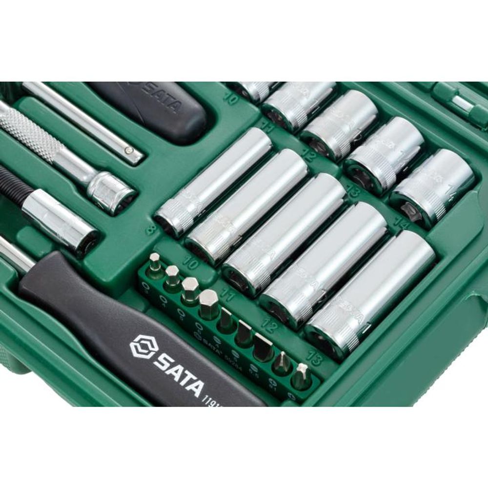 Sata Set nasadnih ključeva 1/4" 3,5-14 mm 36 kom. ST09001SJ slika 2