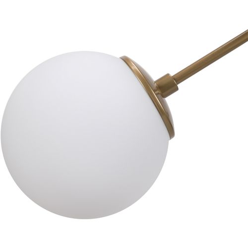 Opviq Zidna lampa DAMAR zlatno- bijela, metal- staklo, 28 x 15 cm, visina 44 cm, 2 x E27 40 W, Damar - 6341 slika 5