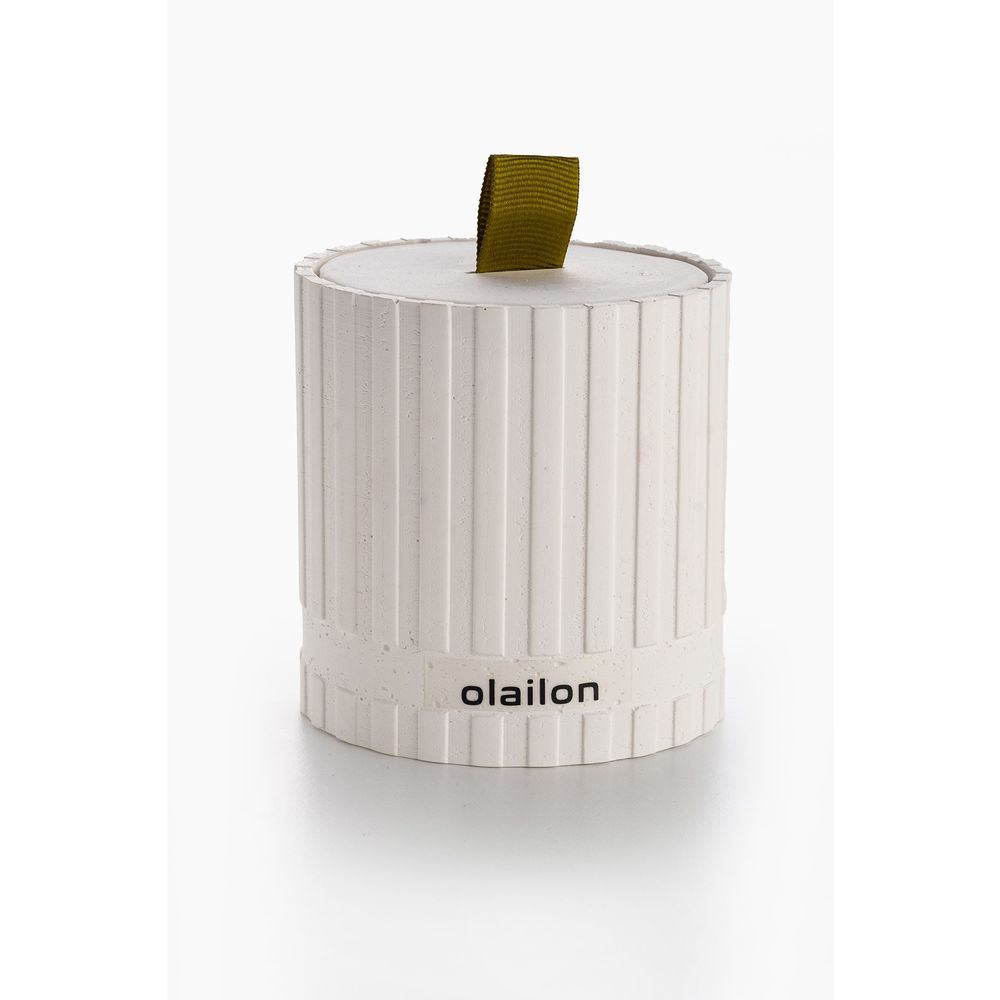 Candle Sutun - colours: White, Green slika 2